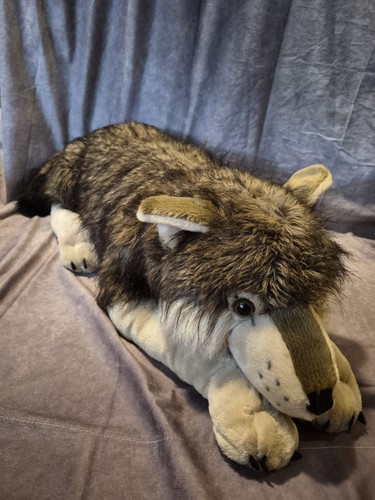 Wild republic jumbo wolf plush - jumbo,