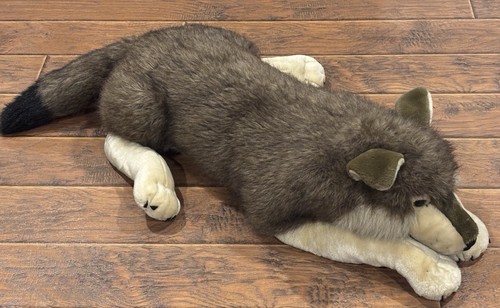 Wild republic wolf plush - plush, jumbo